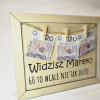 Personalizowana Ramka Prezentowa na Pieniądze – 25x20 cm